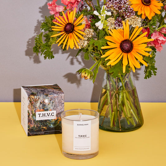 Flowers + BURKELMAN Candle